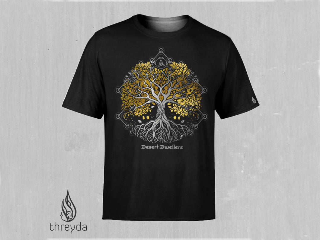 Tree of Life Desert Dwellers T-Shirt Gold & Silver